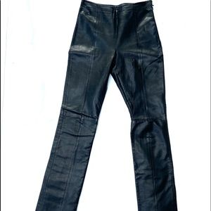 Vallo sport black leather pants.